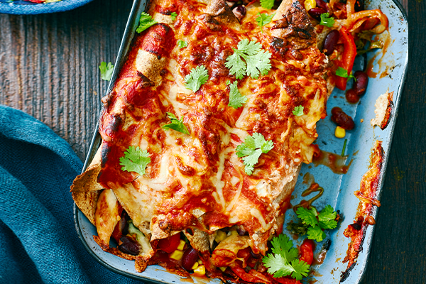 Chicken enchiladas