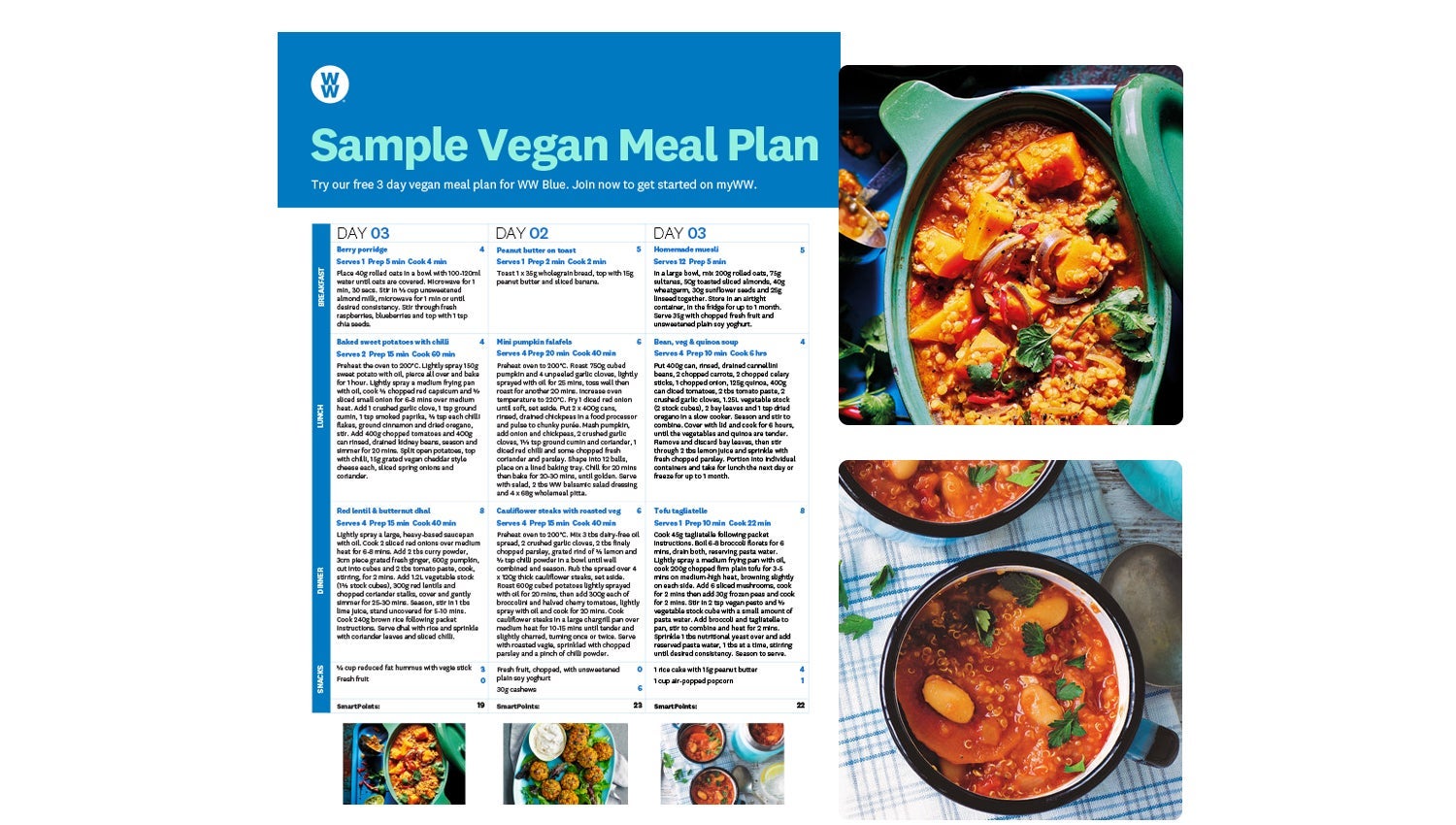 Vegan meal plan