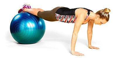 Ball push-up