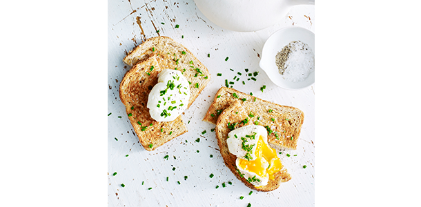 Poached eggs