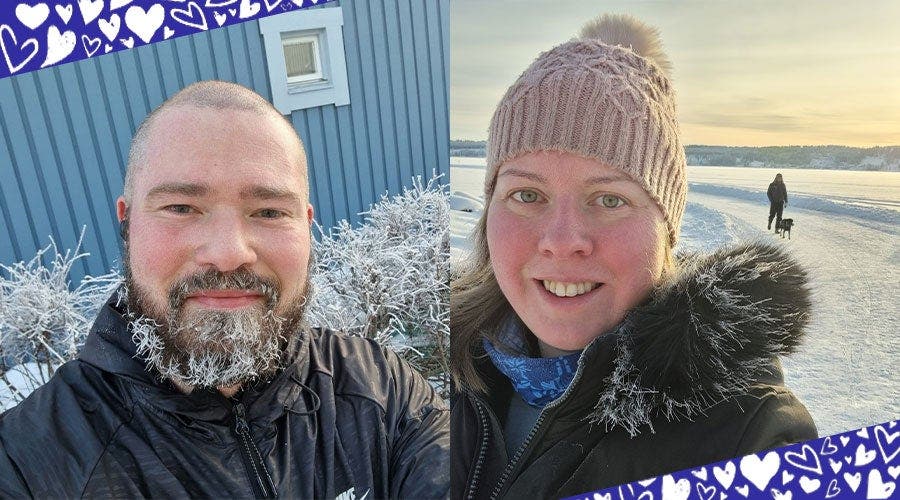 En bit på vägen: Cecilia och Richard -13 kg