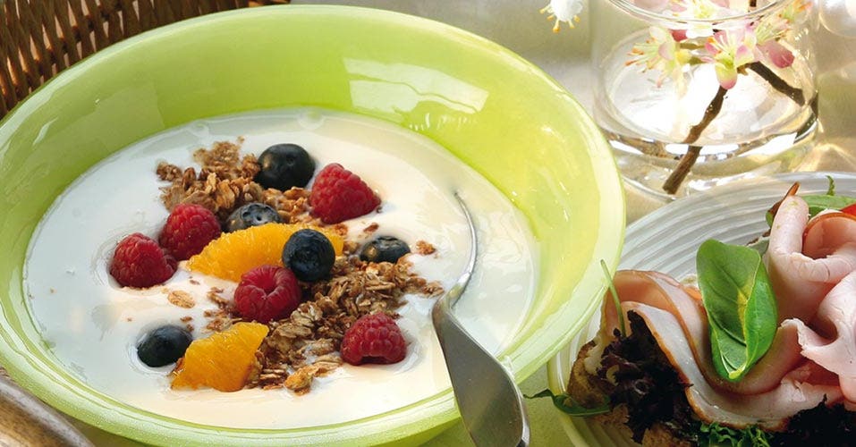 Frukosten är serverad