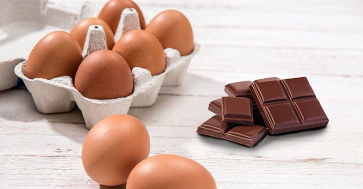 Läcker kladdkaka med 2 ingredienser