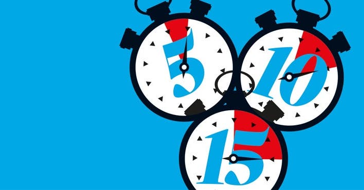 Easy activity ideas to do in 5, 10 or 15 minutes