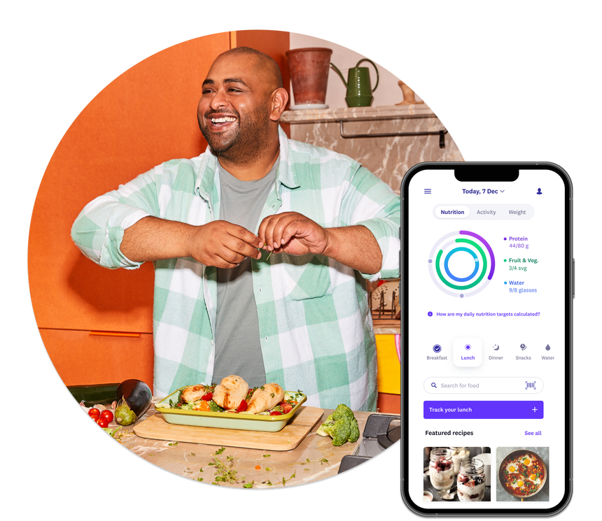 Man seasoning and preparing food in the kitchen