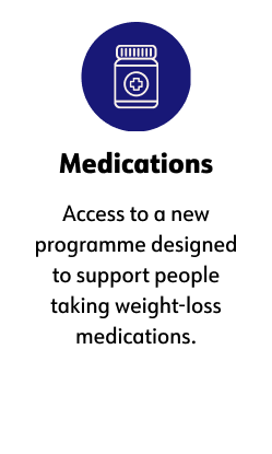 Access to a new programme designed to support people taking weight-loss medications.