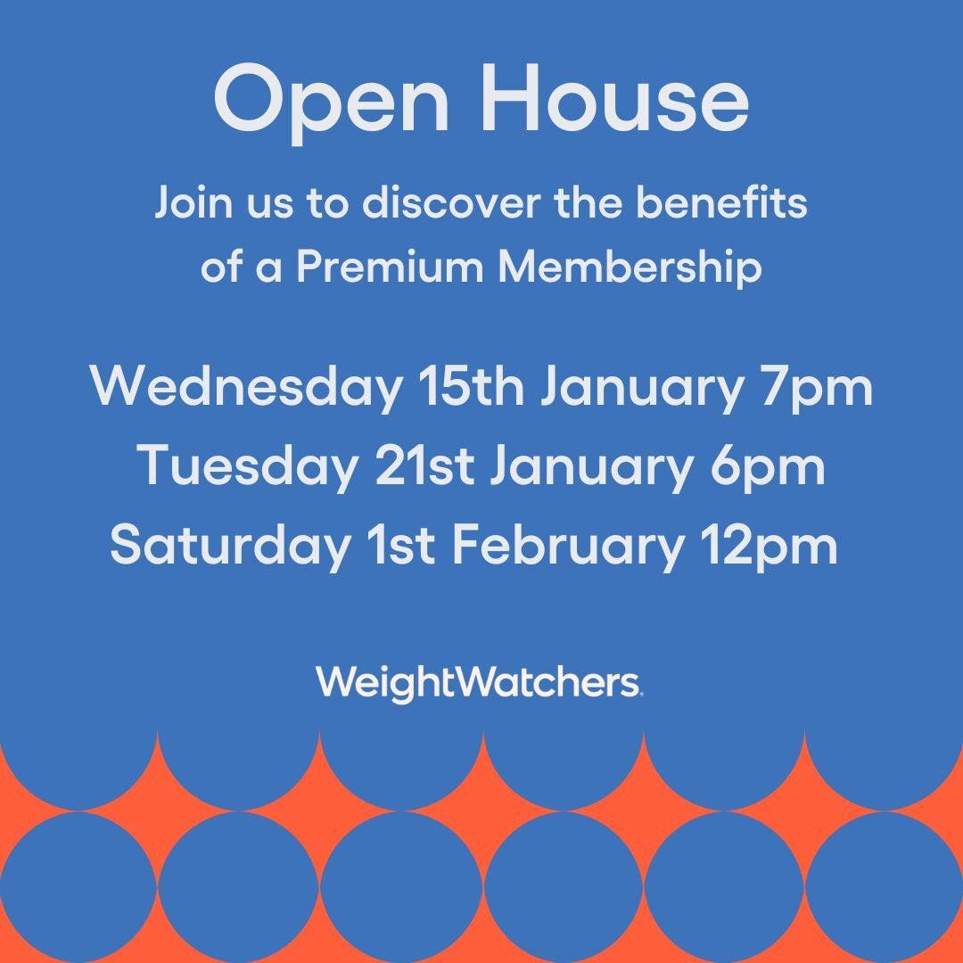 Community Workshops on Sunday 11:00 am Life on Maintenance and at 8:00 pm Menopause , Monday 6:00 pm Forties, Fifties & Fabulous, 6:00 pm Living with Diabetes Type 2, 7:00 pm 50lbs or more to lose  and 7:30 pm Living with Diabetes Type 1, Tuesday 7:30 am Rise & Reset, 6:00 pm 20 & 30 something, 7:00 pm Turtle Club, Wednesday 9:30 am Forties, Fifties & Fabulous, 6:00 pm Weekly Workshop - Polish, 7:00 pm Life on Maintenance, Thursday 7:30 pm Black Women's Workshop, Friday 9:00 am Sixty Plus & Sensational, Saturday 9:30 am Friends of Fitness Club.