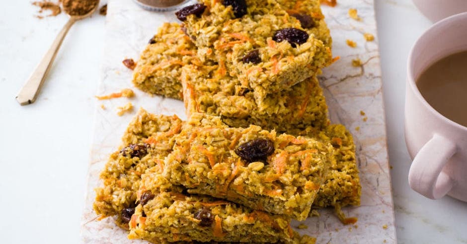 Carrot cake flapjacks recipe