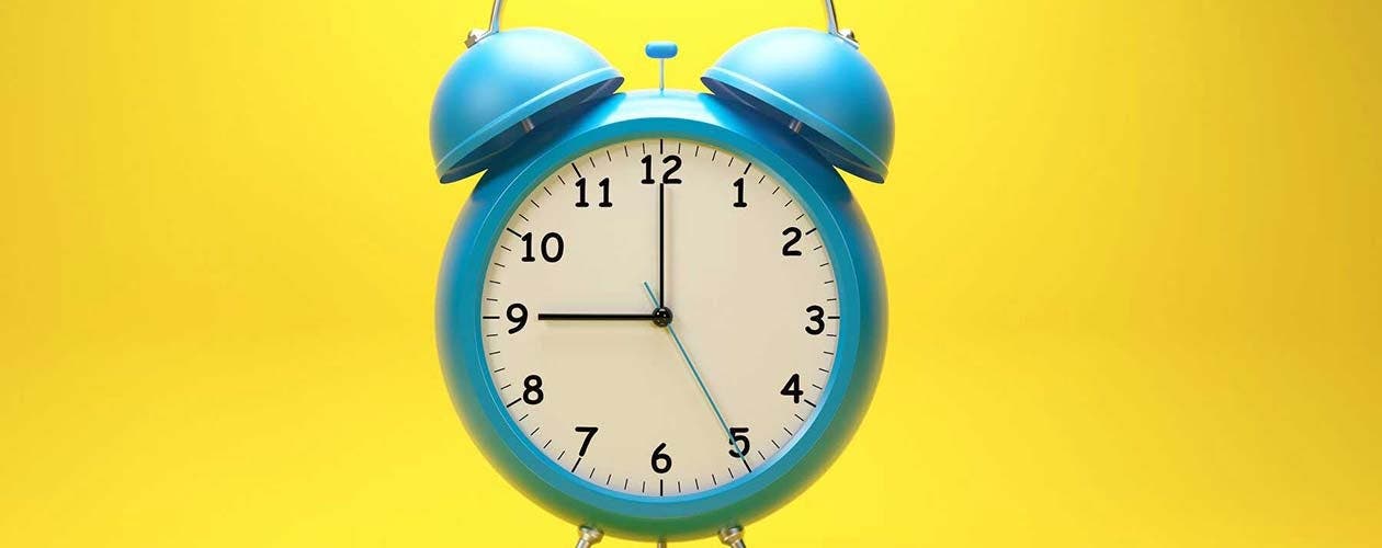 Tick tock: don't let the clock stress you out