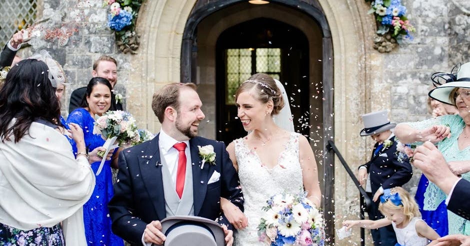 Nadia: "I had to have my wedding dress taken in!"