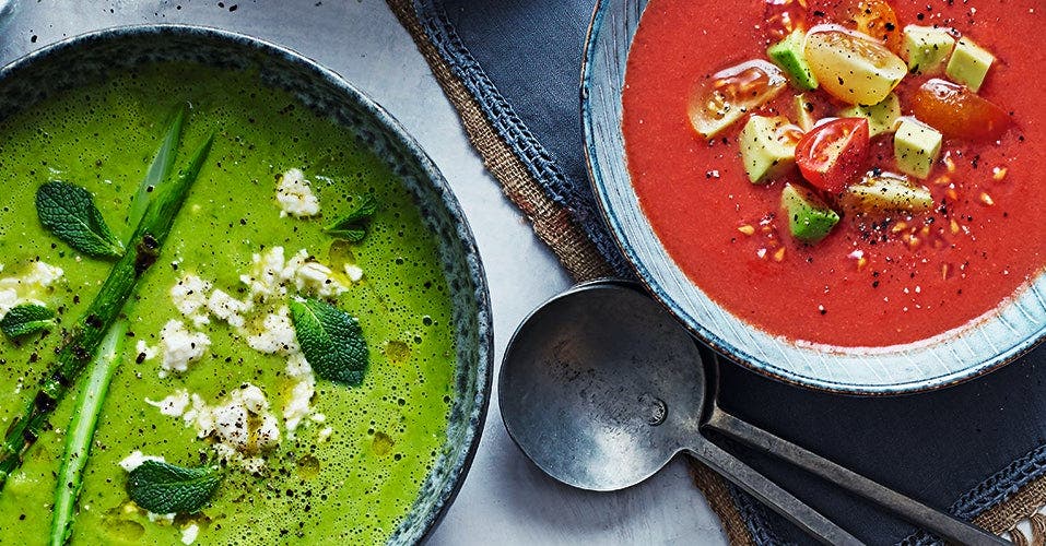 6 colourful summer soup recipes