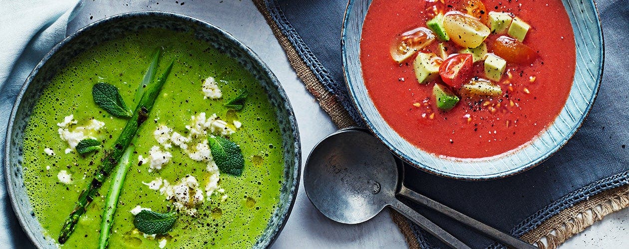 6 colourful summer soup recipes