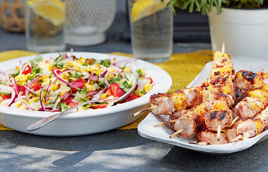 Healthier barbecue favourites