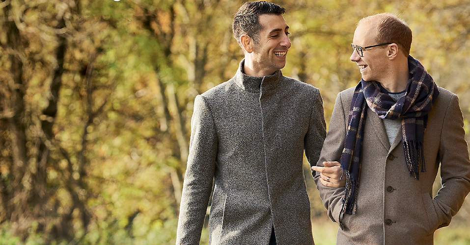 Marios and Shaun: ‘Welcome to our big slim Greek wedding!’