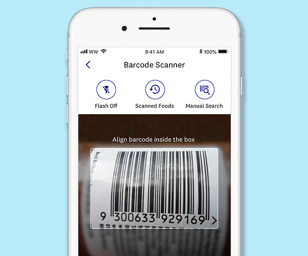 Weight Watchers barcode scanner