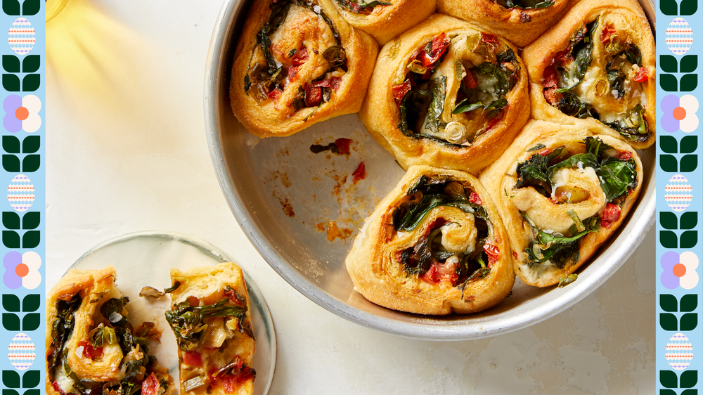Easter Brunch Recipe: Gruyère & spinach breakfast rolls
