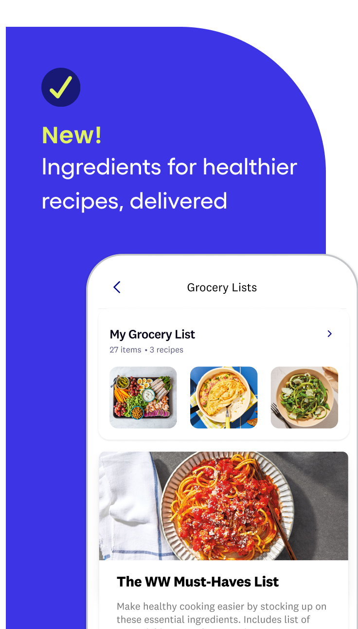 NEW! Ingredients for healthier recipes, delivered.