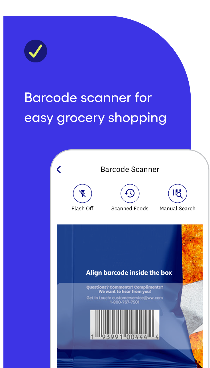 Barcode scanner for easy grocery shopping