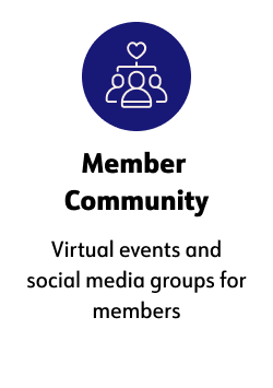 Member Community  Virtual events and social media groups for members