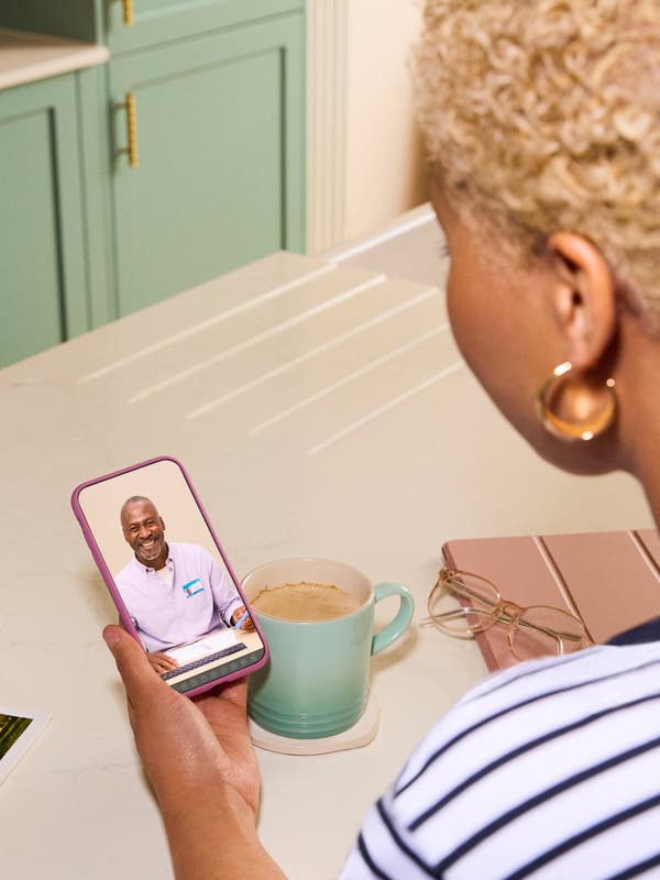 woman talking to the doctor on the phone