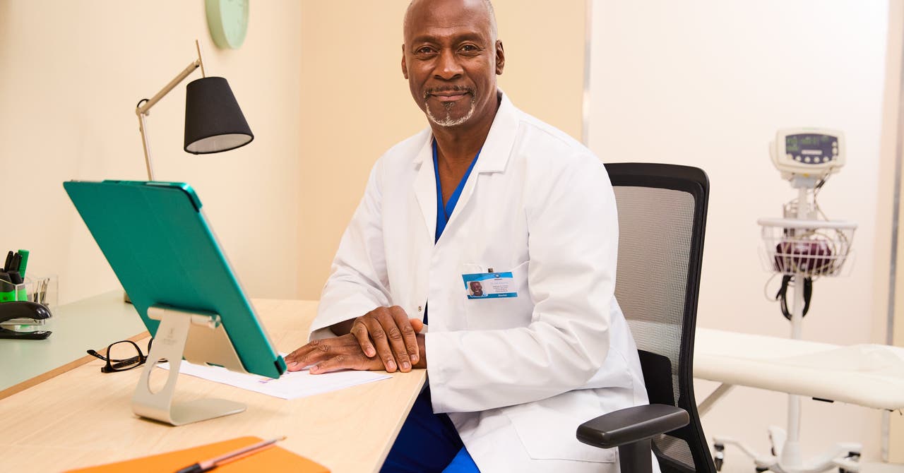 doctor smiling