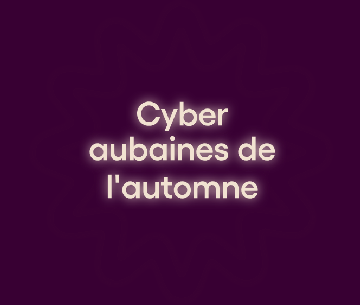 Cyber aubaines de l&apos;automne