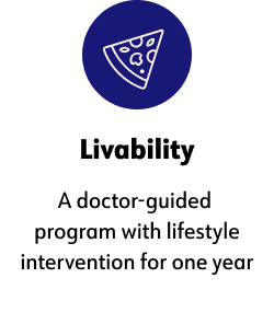 ﻿Livability, A doctor-guided program with lifestyle intervention for one year