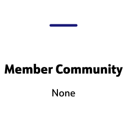 ﻿Member Community, None