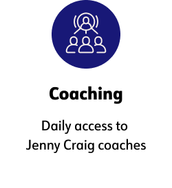 Coaching, Daily access to Jenny Craig coaches