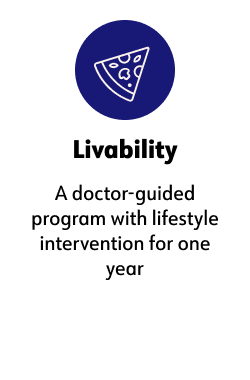 Livability   A doctor-guided program with lifestyle intervention for one year