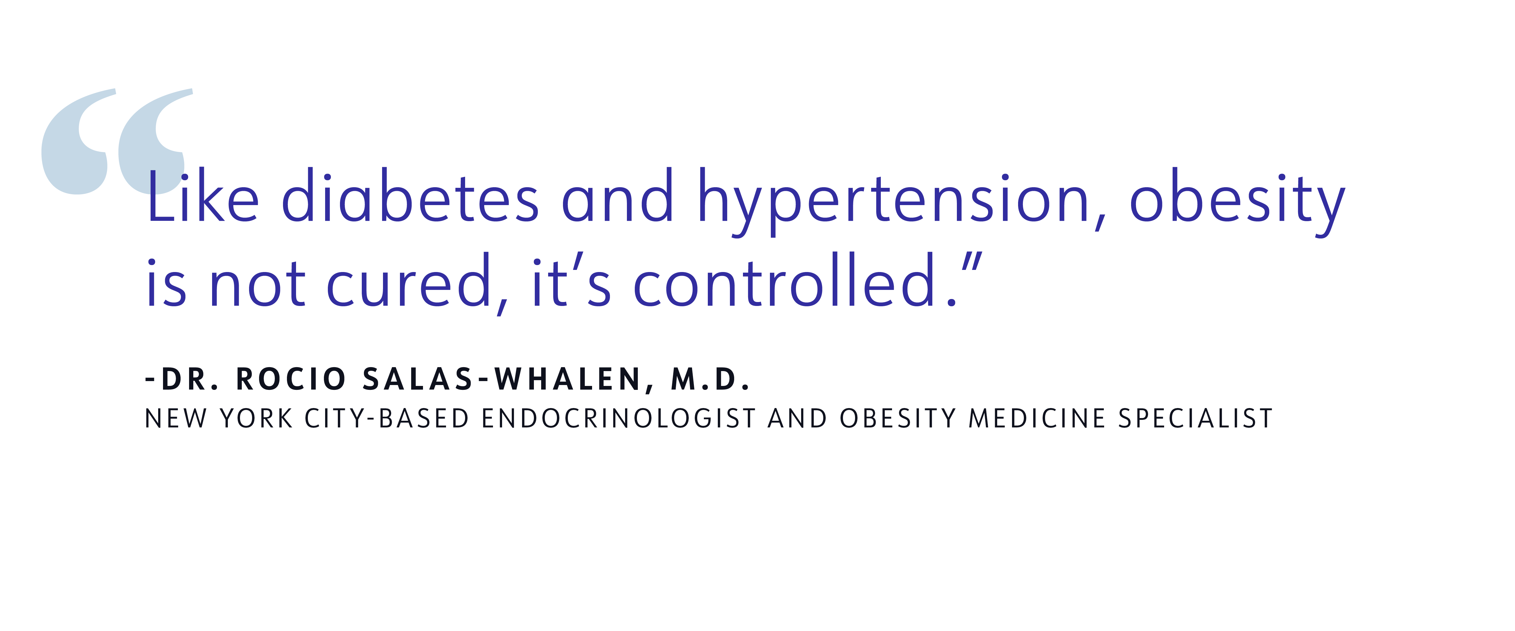 “[Obesity] is an abnormal physiological process. We would never look at someone with asthma and tell them it’s their fault their lungs aren’t working.”-Alexandra Lee, Ph.D.