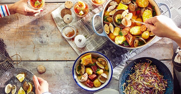 Clam bake: The one pot kitchen version