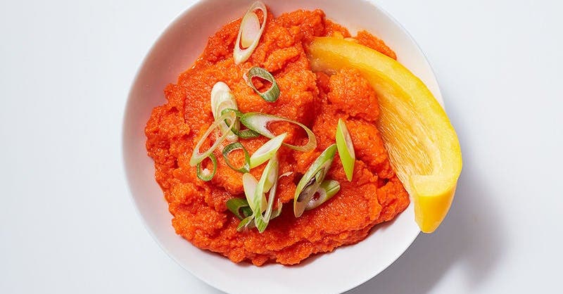 Spicy miso-ginger carrot dip