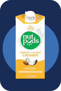 nutpods® Unsweetened Non Dairy Original made with Almonds and Coconuts Coffee Creamer