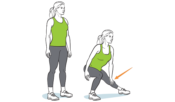 Side lunges
