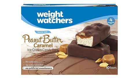 Snack Size Peanut Butter Caramel Ice Cream Bar