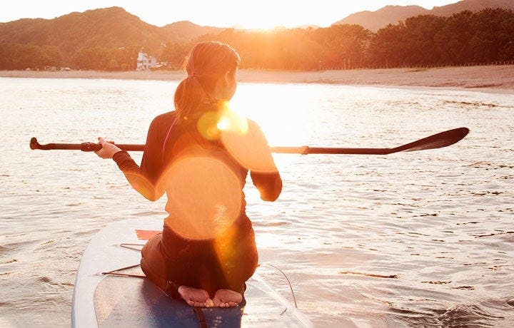 Walk on water with SUP