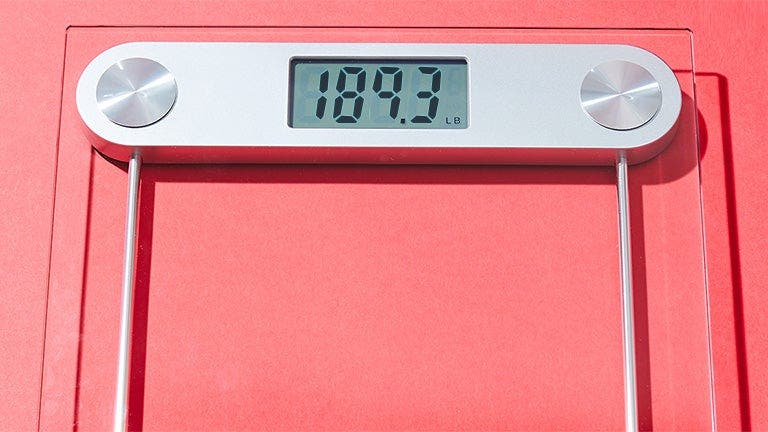 a digital scale