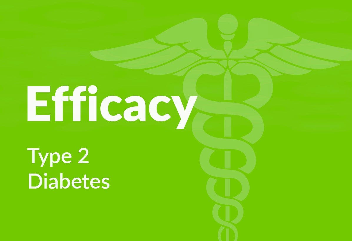 Efficacy for those with type 2 diabetes in the United States