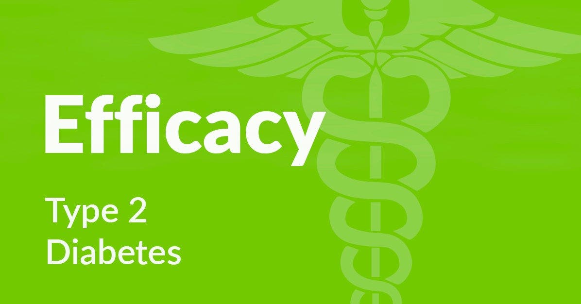 Efficacy for those with type 2 diabetes in the United States