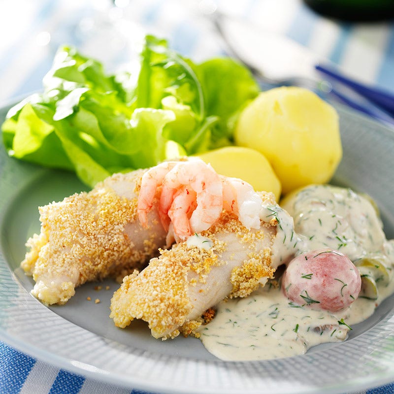 Foto av Panerade spättroulader med svampsås från WW ViktVäktarna