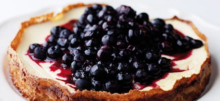 Blåbärscheesecake