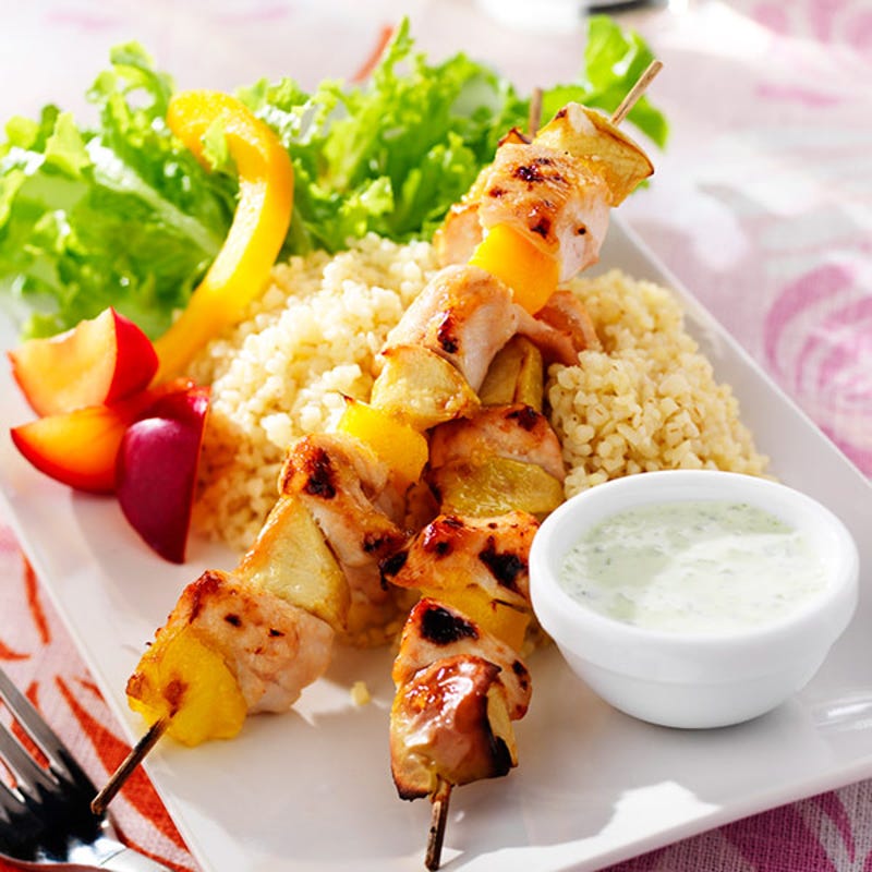 Foto av Mangoglacerade kycklingspett från WW ViktVäktarna