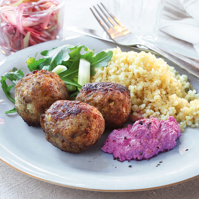 Foto av Kalkonköttbullar med rödbetskräm från WW ViktVäktarna