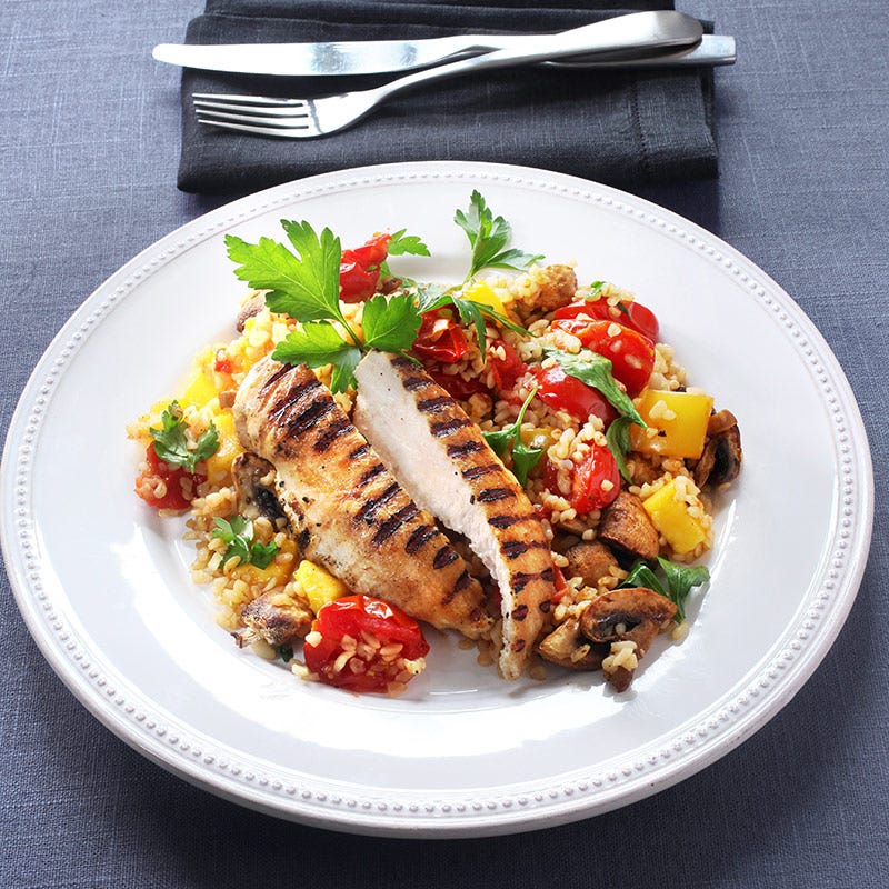 Foto av Grillad kycklingfilé och bulgur från WW ViktVäktarna