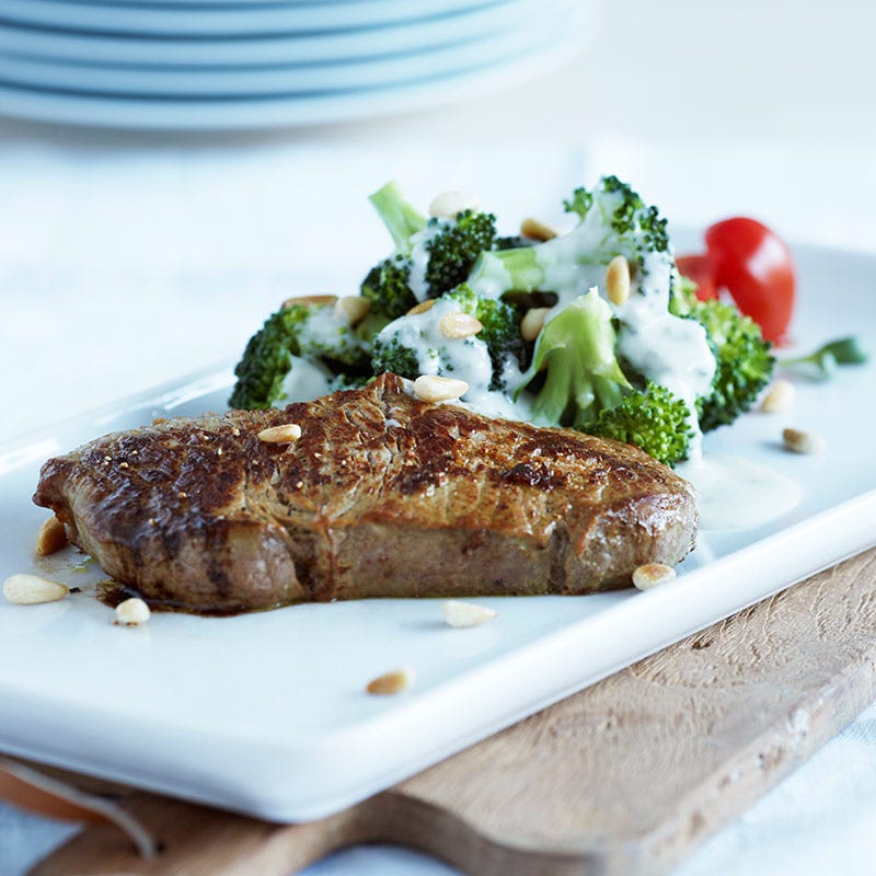 Foto av Ryggbiff med broccoli och gorgonzola från WW ViktVäktarna