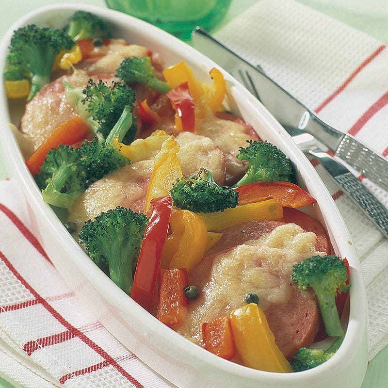 Foto av Korv med grönsakstäcke från WW ViktVäktarna