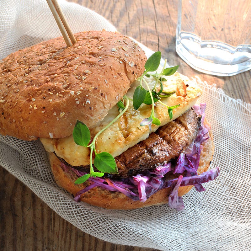 Foto av Grillad portabelloburgare med coleslaw från WW ViktVäktarna