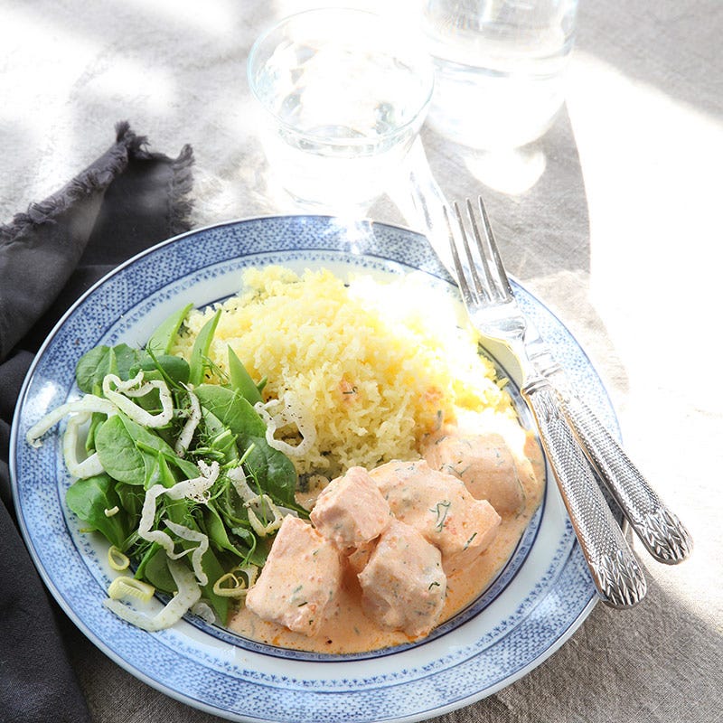 Foto av Krämig laxgryta med pressad potatis från WW ViktVäktarna