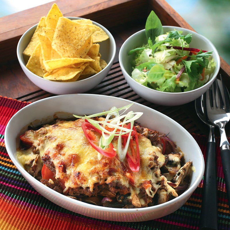Foto av Tacogratäng med tortillachips från WW ViktVäktarna
